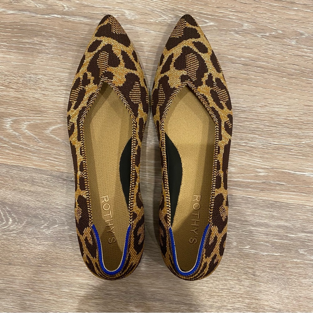 Rothy’s The Point ll Flats- Desert Cat